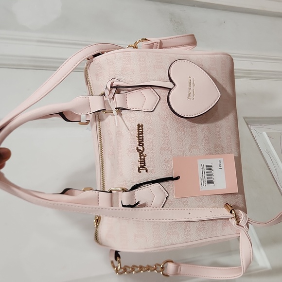 Juicy Couture Handbags - ✨️💞 NEW Juicy Couture Powder Blush Pink Bestsellers Fame Satchel ✨️💞